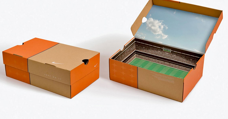 Shoe box with cards